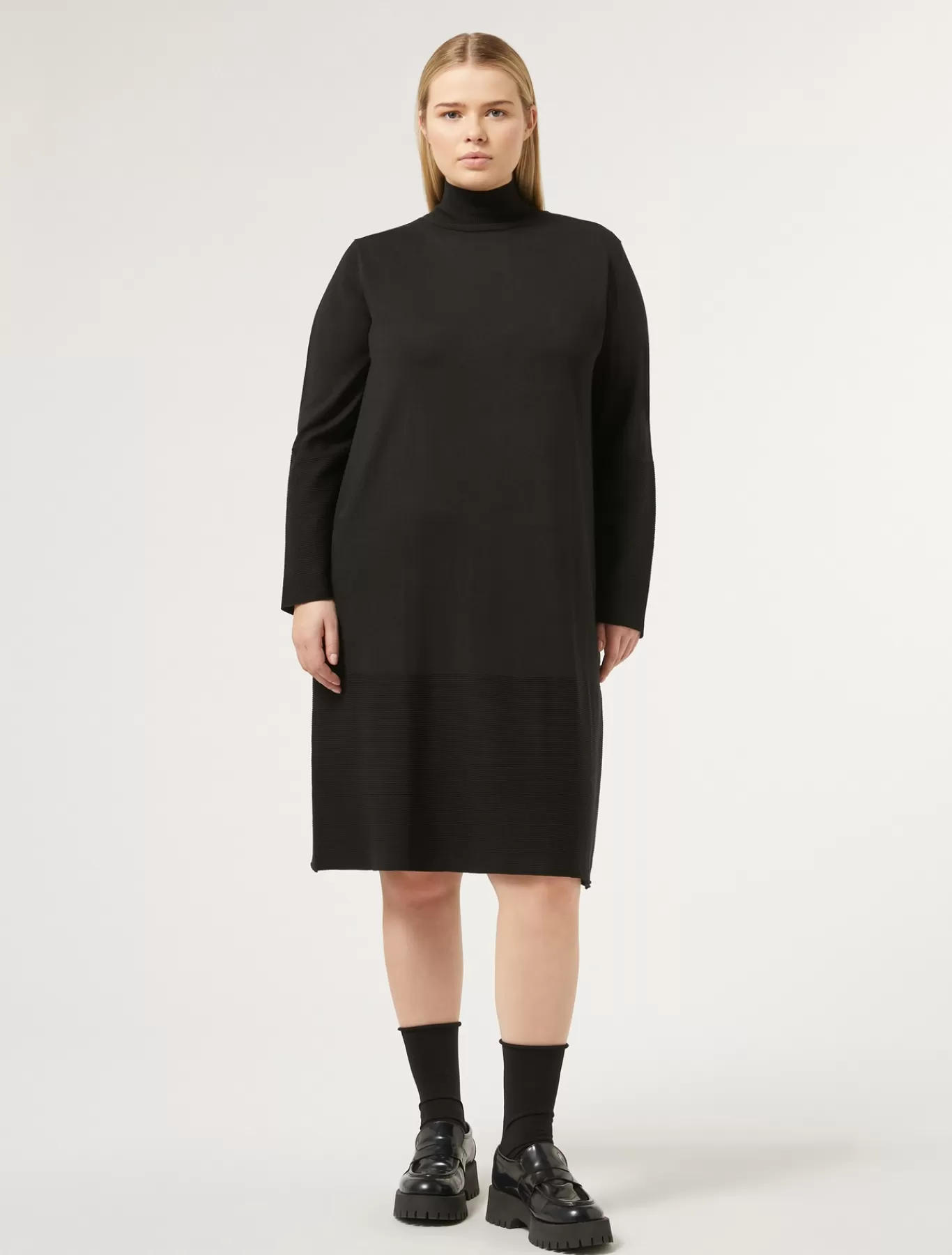 Marina Rinaldi Robes | Robes>Robe en viscose stretch NOIR