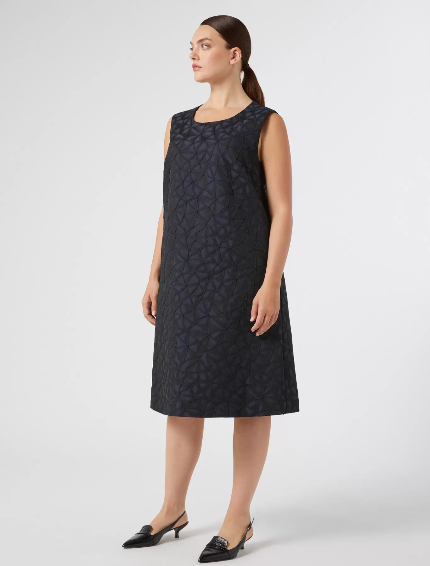 Marina Rinaldi Robes | Robes>Robe jacquard BLEUMARINE