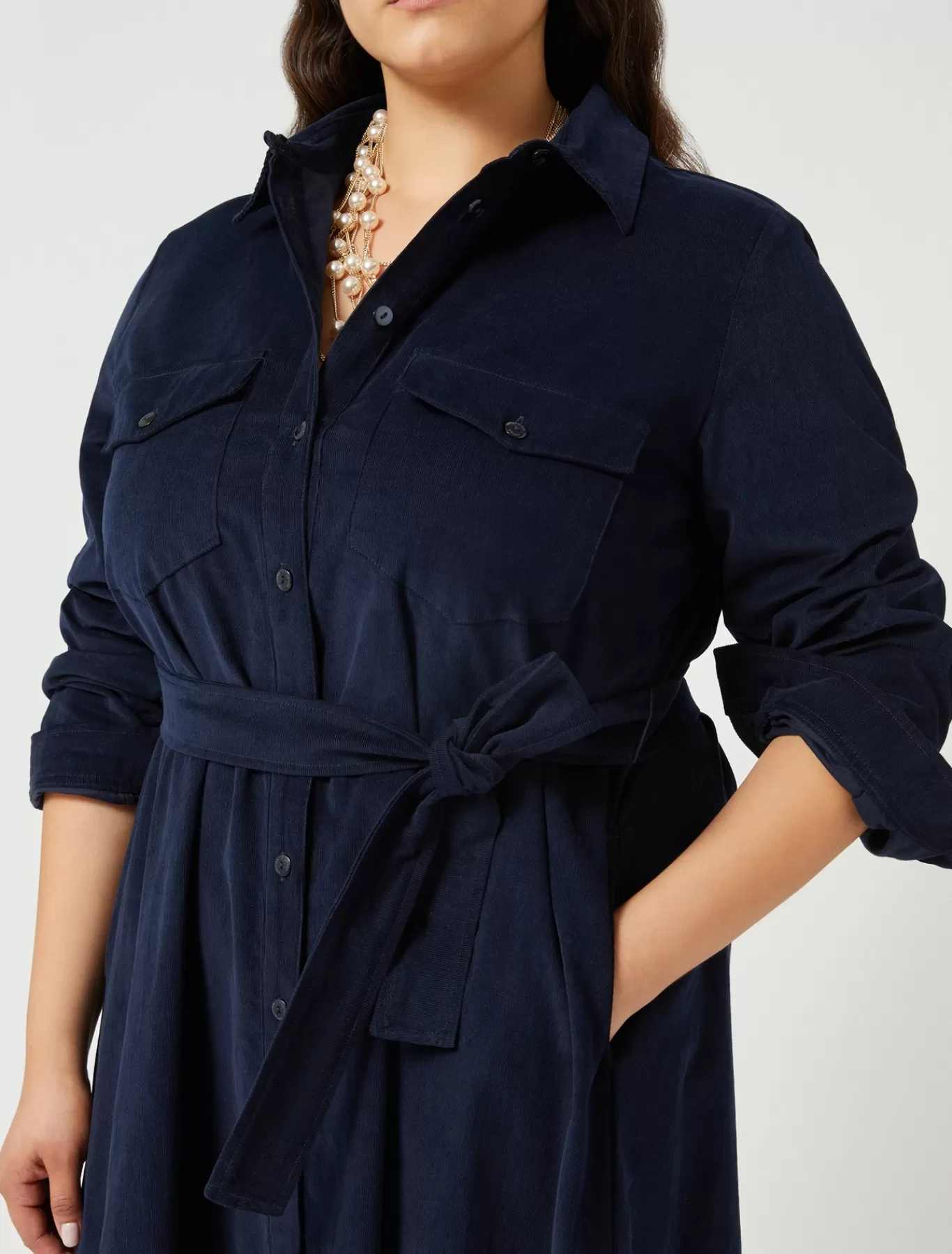 Marina Rinaldi Robes | Robes>Robe longue en velours BLEU