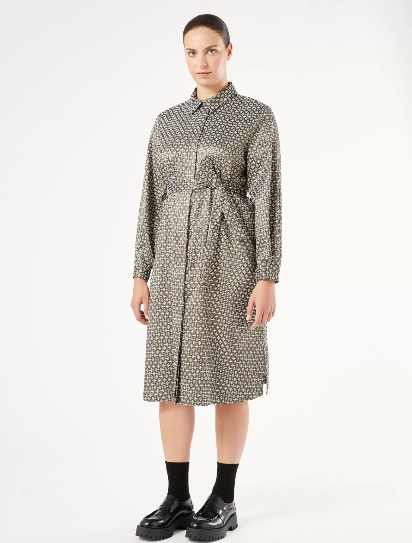 Marina Rinaldi Robes | Robes>Robe-chemise jacquard SABLE