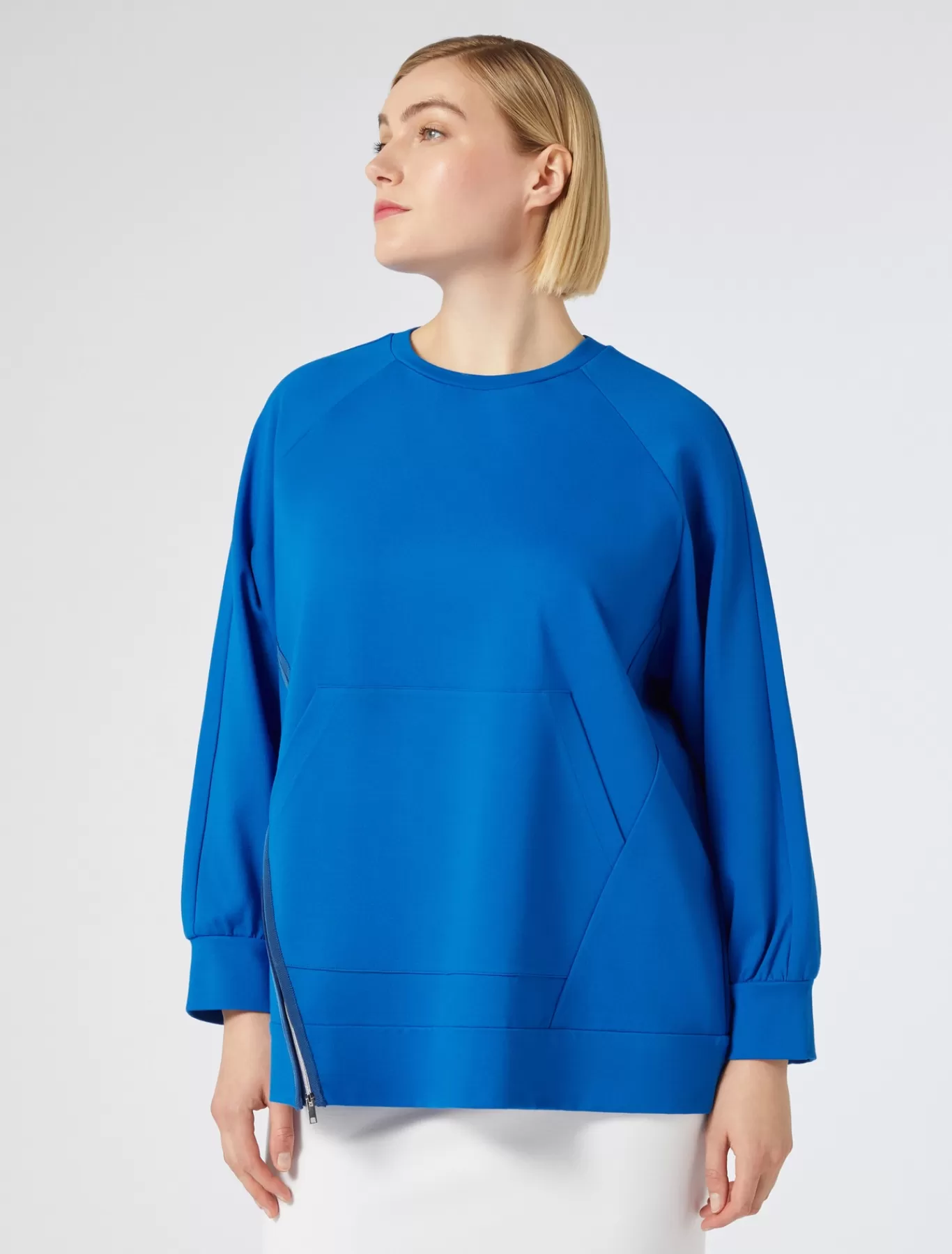 Marina Rinaldi Hauts & T-shirts | Hauts & T-shirt>Sweat-shirt en jersey TURQUOISE