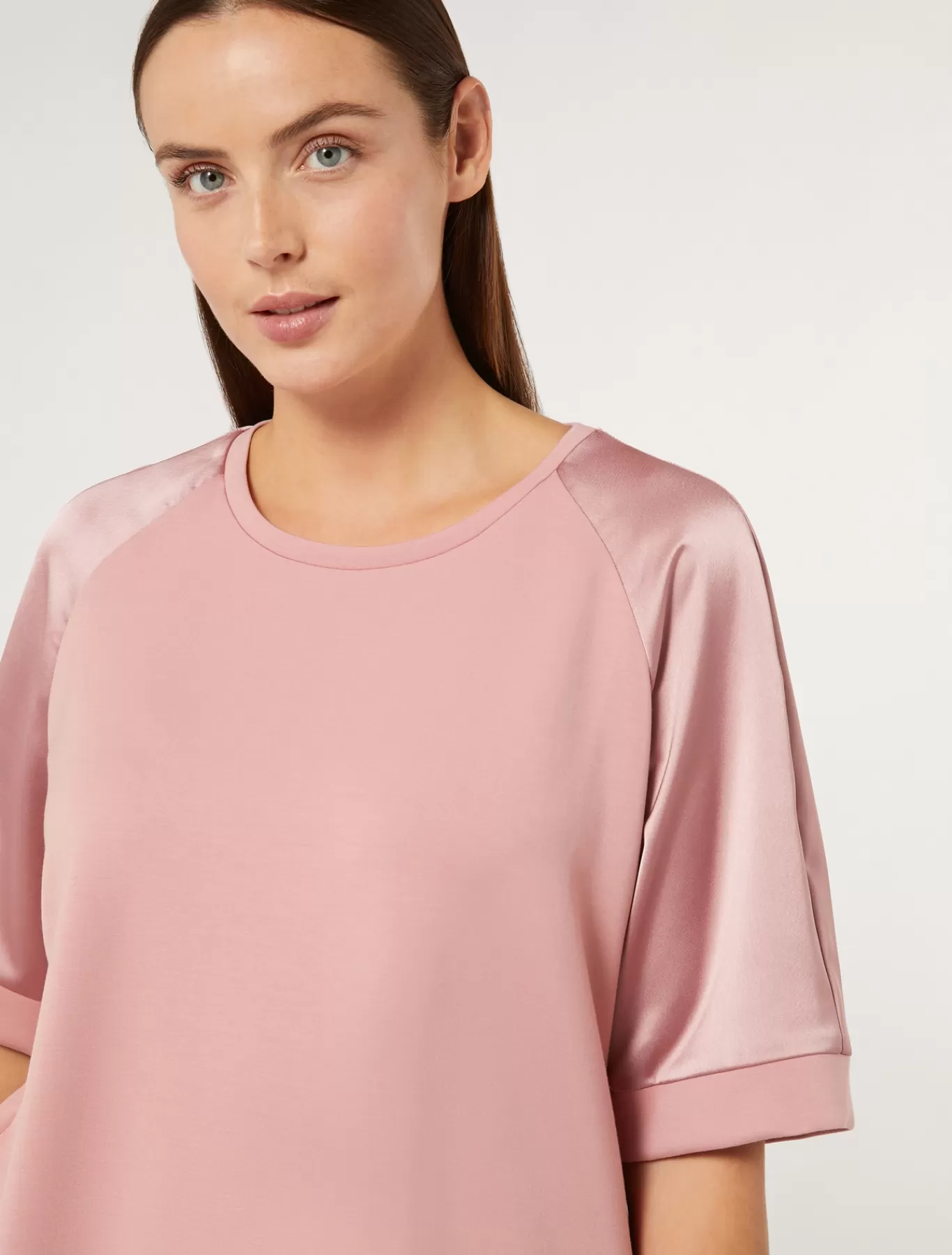 Marina Rinaldi Hauts & T-shirts | Hauts & T-shirt>Sweat-shirt en jersey VIEUXROSE