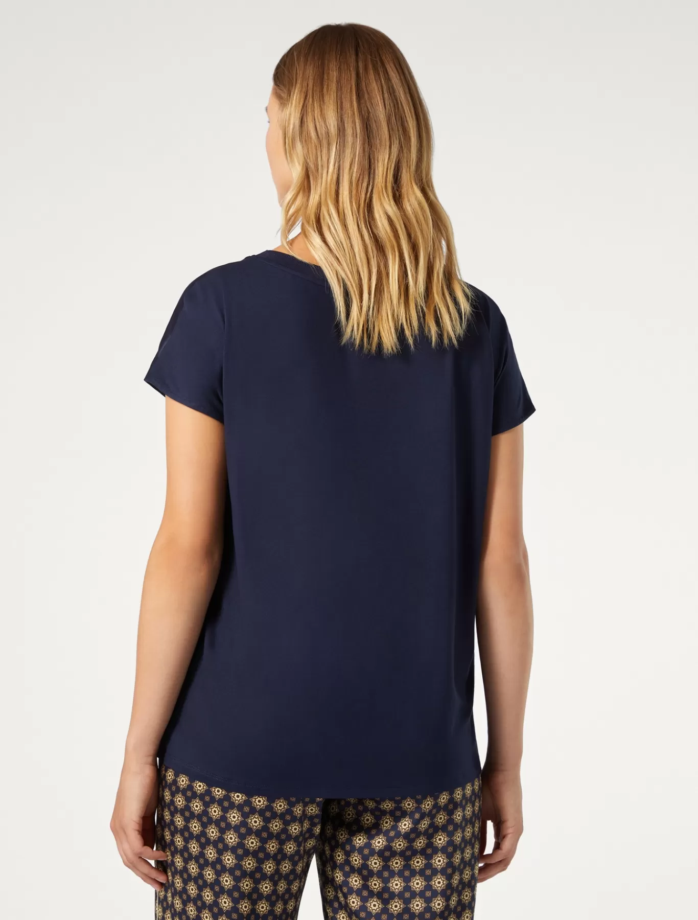 Marina Rinaldi Hauts & T-shirts | Hauts & T-shirt>T-shirt en crêpe de jersey BLEU