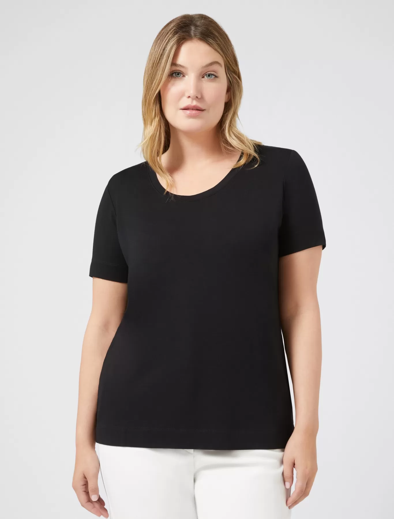 Marina Rinaldi Hauts & T-shirts | Hauts & T-shirt>T-shirt en jersey NOIR