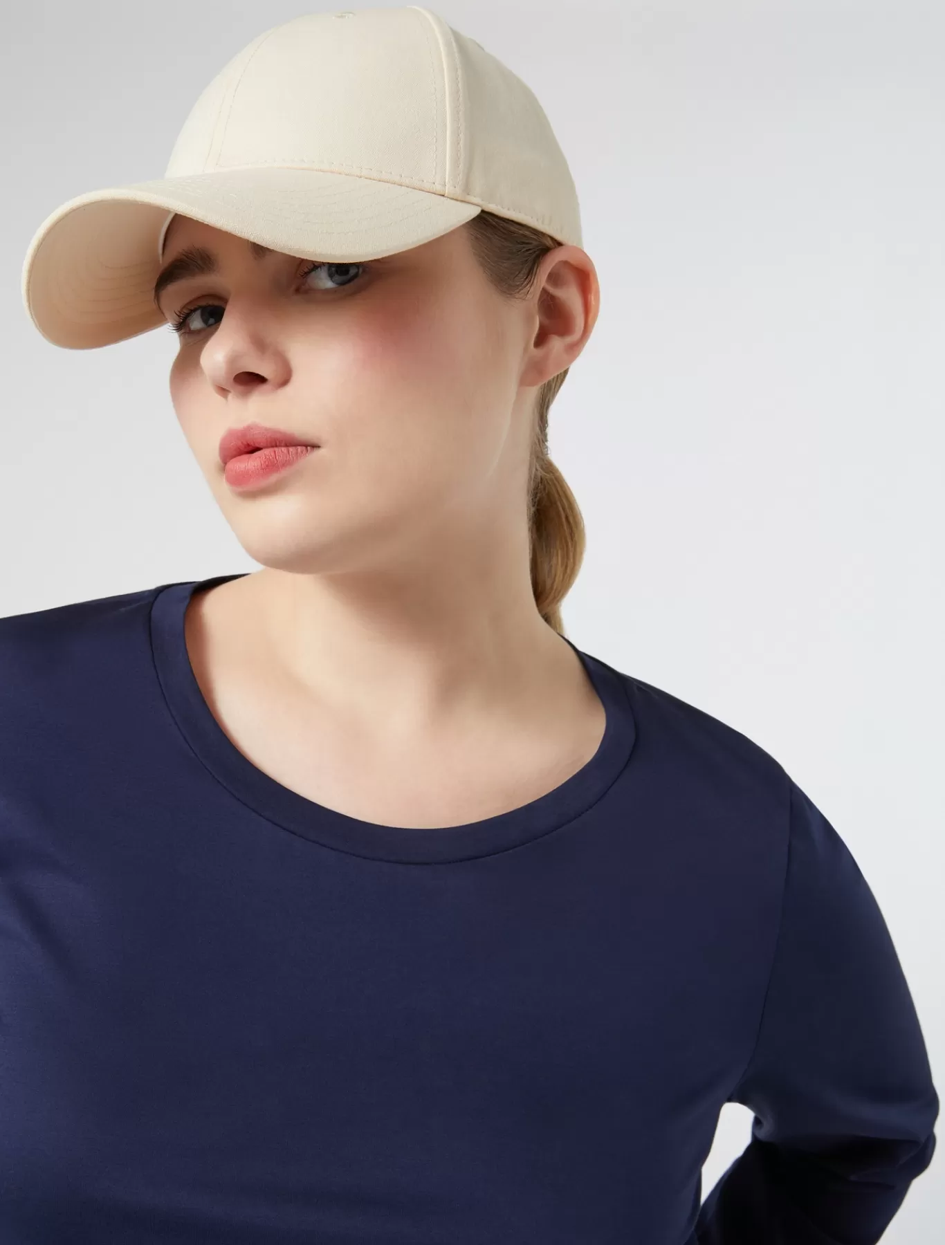 Marina Rinaldi Hauts & T-shirts | Hauts & T-shirt>T-shirt en jersey de coton BLEU