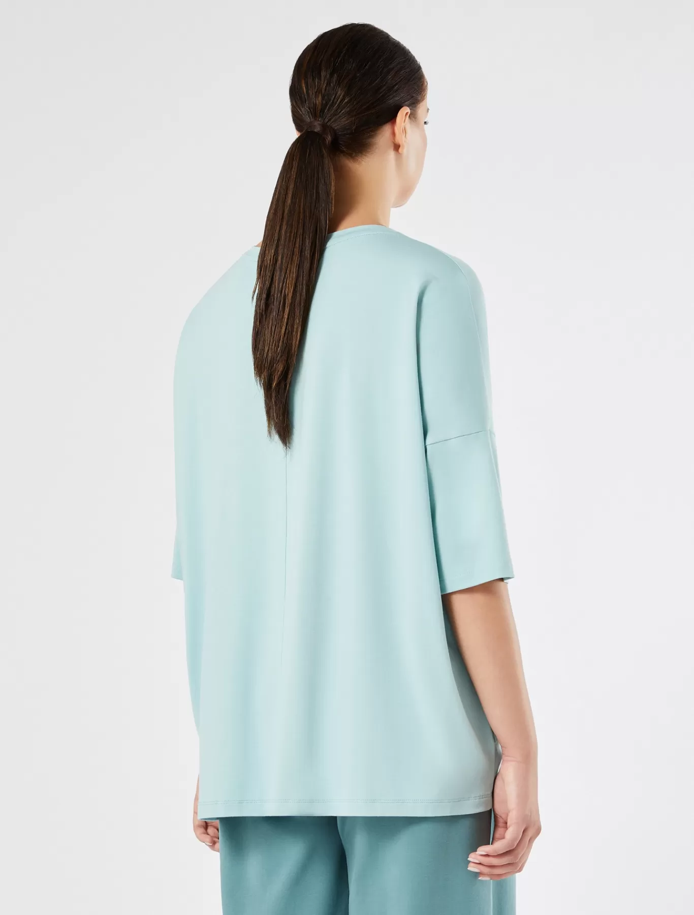 Marina Rinaldi Hauts & T-shirts | Hauts & T-shirt>T-shirt en jersey de viscose stretch VERTPASTEL