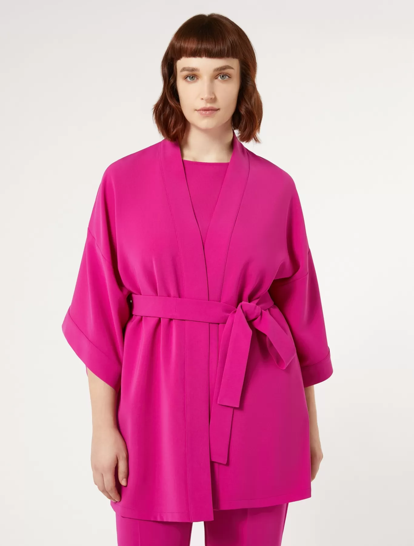 Marina Rinaldi Tuniques, Chemisiers & Blouse | Tuniques, Chemisiers & Blouses>Tunique en cady triacétate FUCHSIA