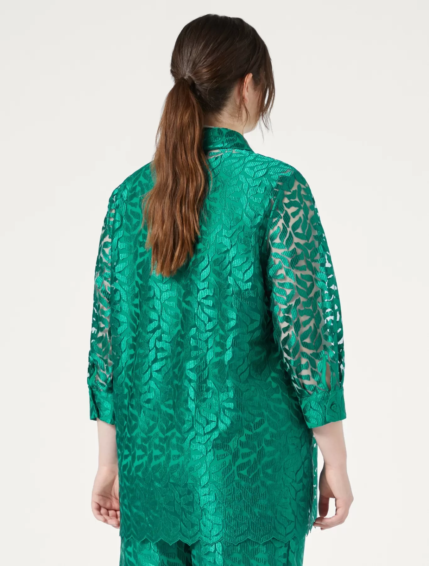 Marina Rinaldi Chemisiers | Tuniques, Chemisiers & Blouse>Tunique en tulle brodé JADE