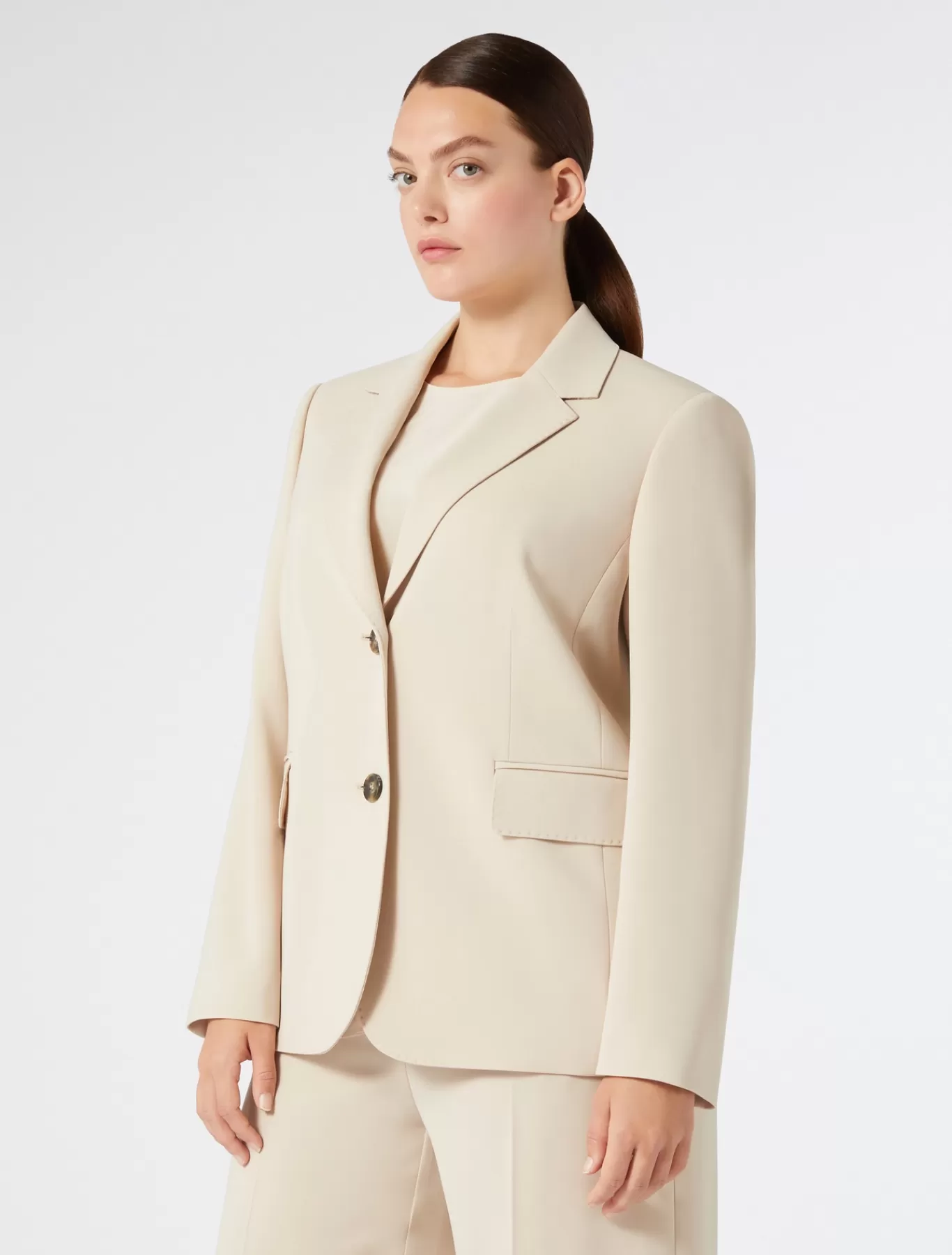 Marina Rinaldi Vestes & Blazers | Vestes & Blazers>Veste blazer en cady BEIGE