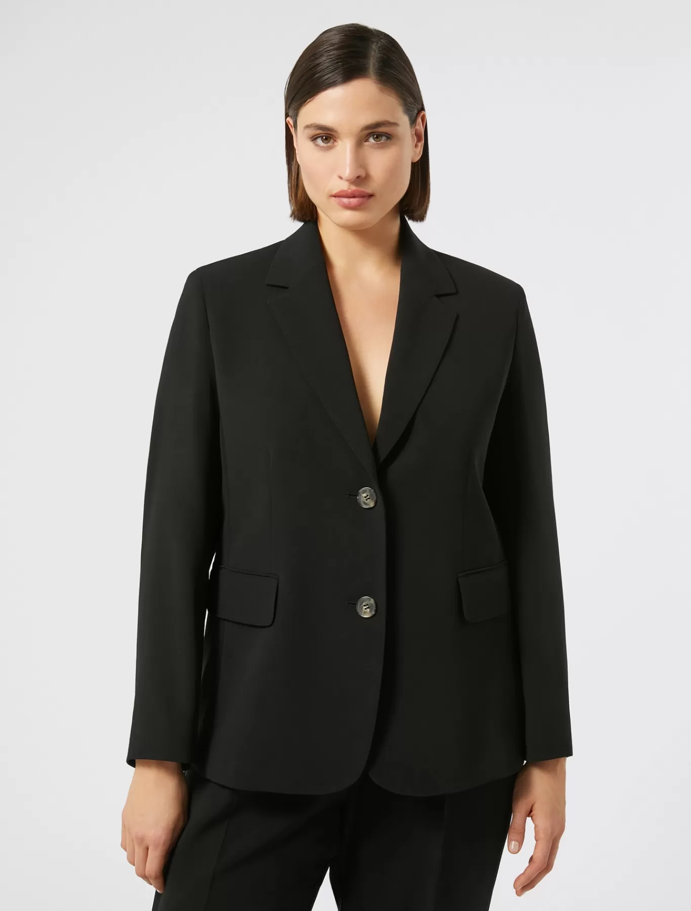 Marina Rinaldi Vestes & Blazers | Vestes & Blazers>Veste blazer en cady NOIR