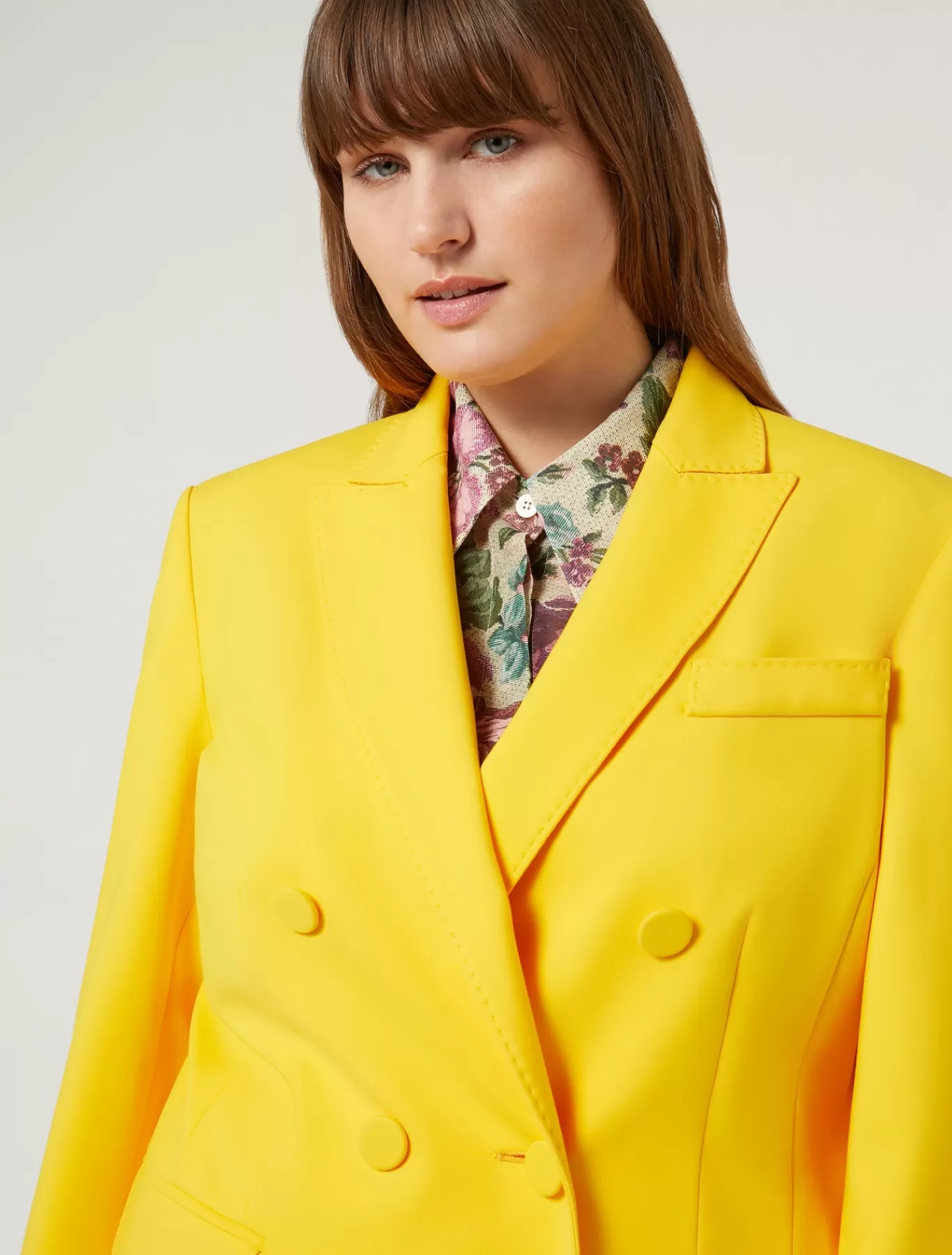 Marina Rinaldi Vestes & Blazers | Vestes & Blazers>Veste blazer en toile de coton SOLEIL