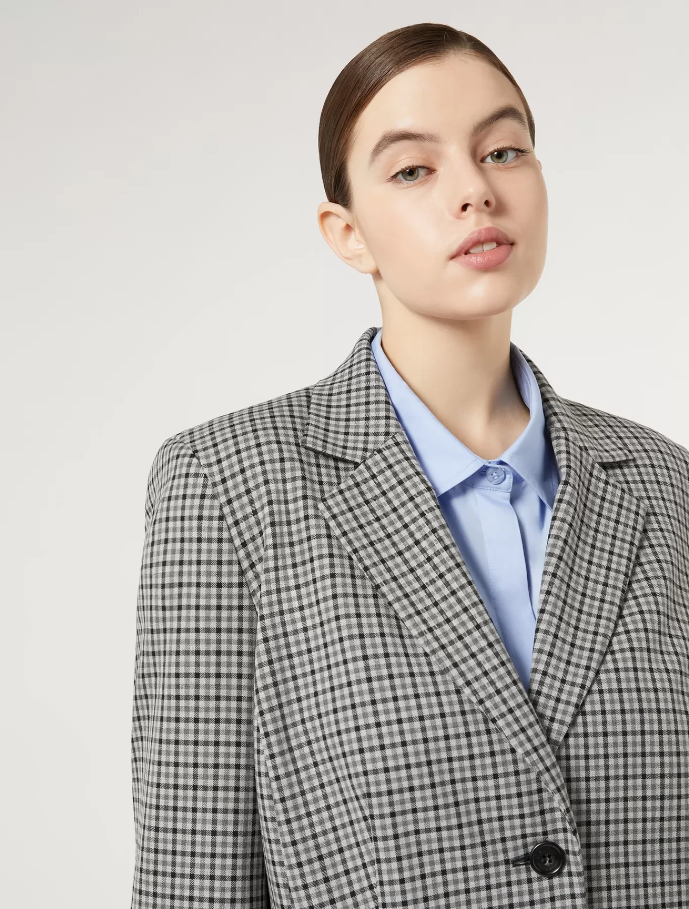 Marina Rinaldi Vestes & Blazers | Vestes & Blazers>Veste blazer en viscose mélangée NOIR