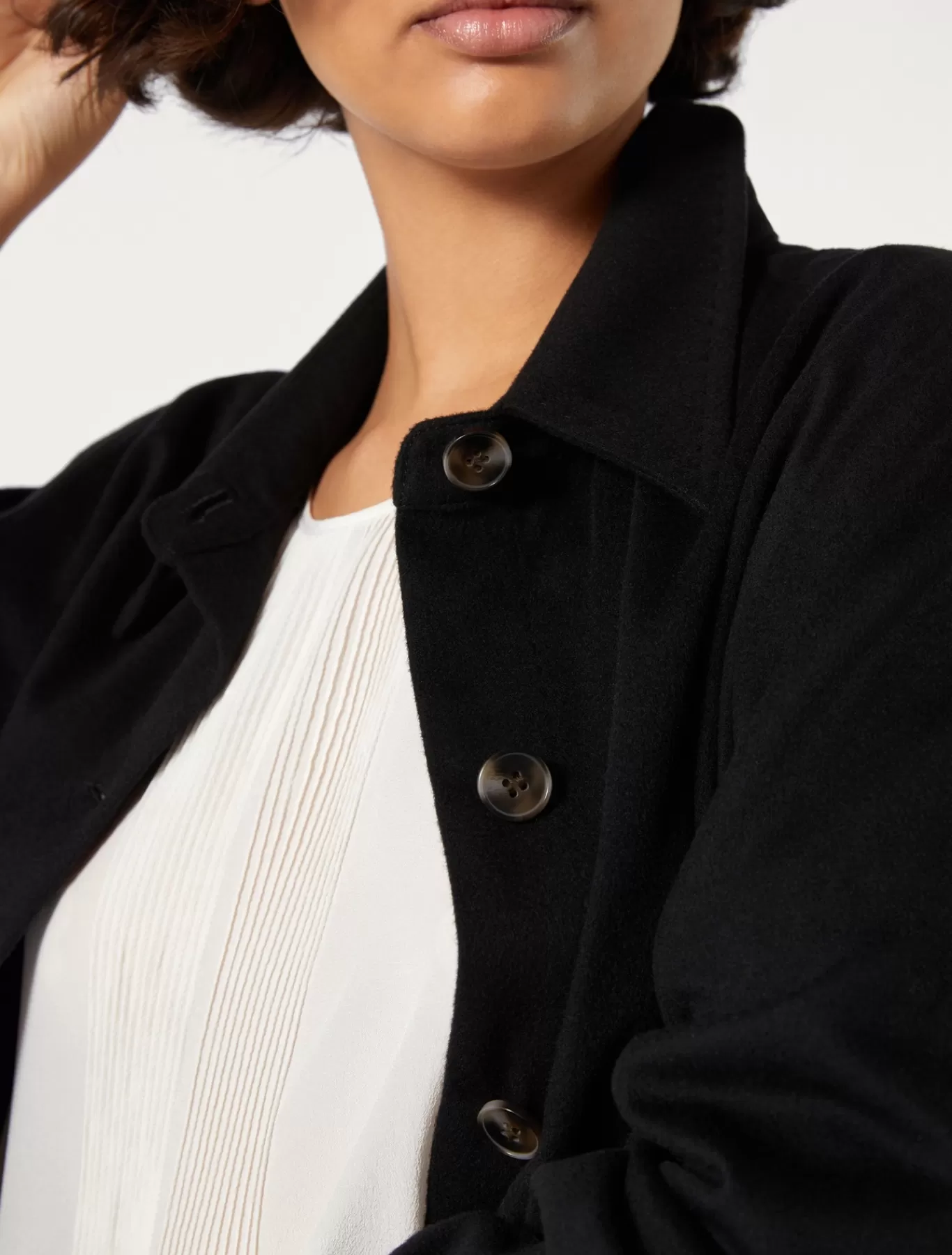 Marina Rinaldi Vestes & Blazers | Vestes & Blazers>Veste en drap de laine NOIR