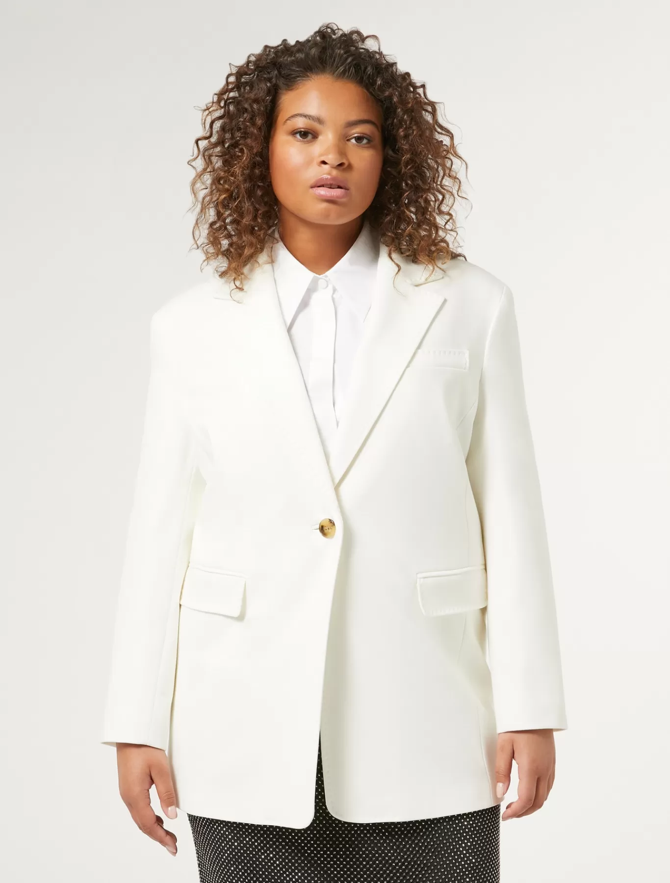 Marina Rinaldi Vestes & Blazers | Vestes & Blazers>Veste en jersey BLANC