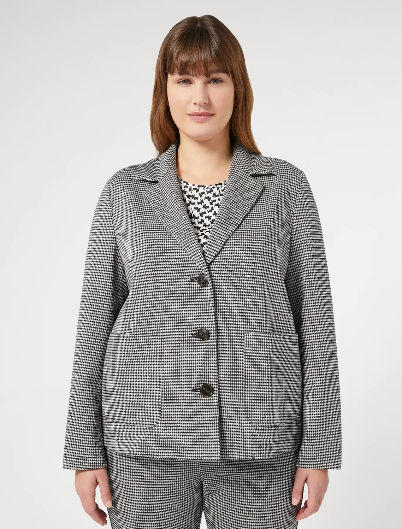 Marina Rinaldi Vestes & Blazers | Vestes & Blazers>Veste en jersey jacquard NOIR