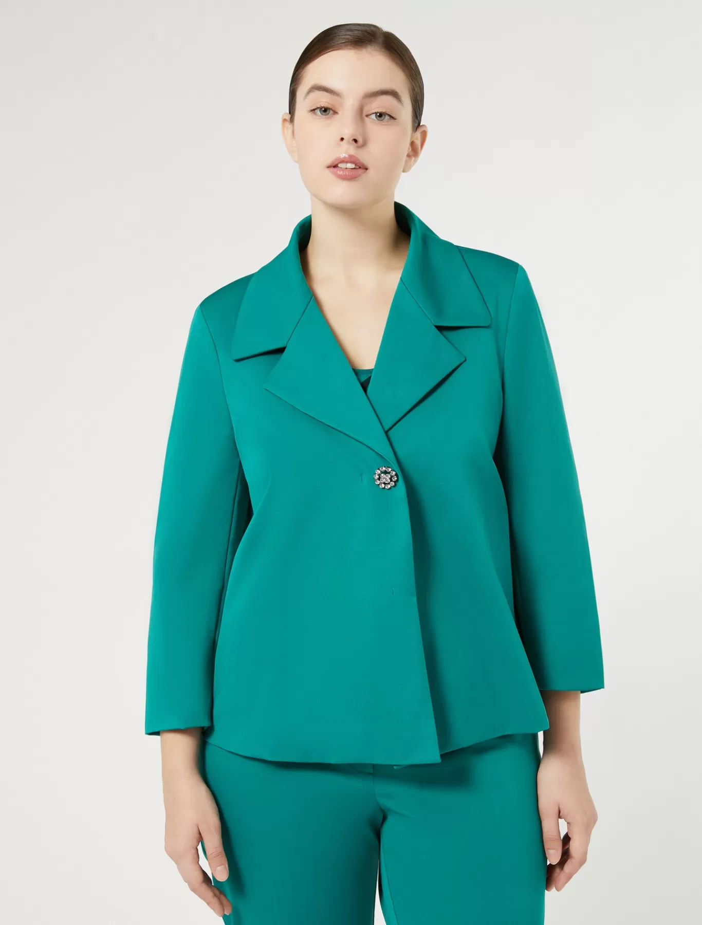 Marina Rinaldi Vestes | Vestes & Blazers>Veste en ottoman VERT