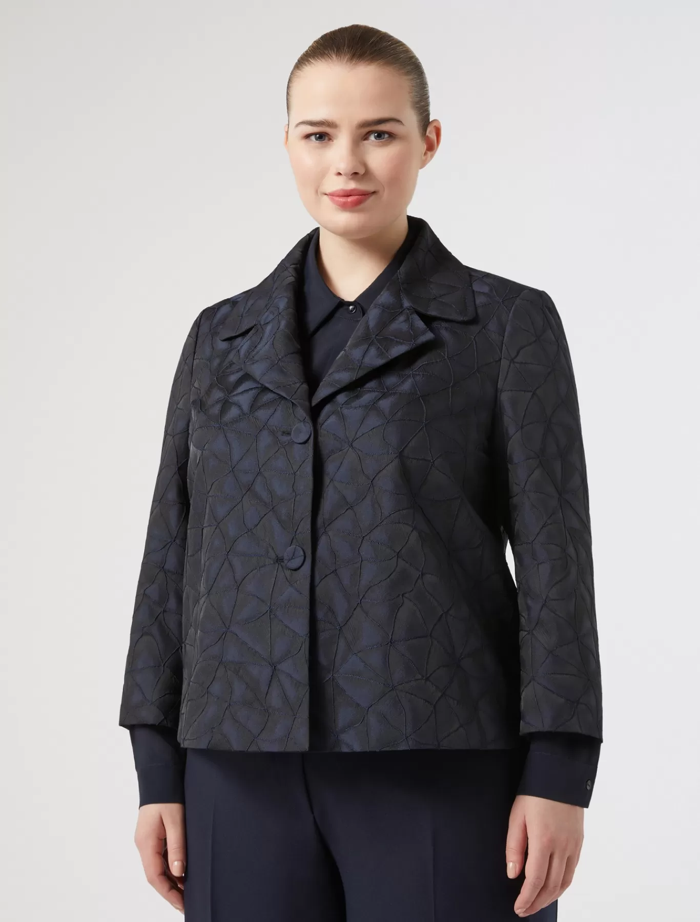 Marina Rinaldi Vestes | Vestes & Blazers>Veste jacquard BLEUMARINE